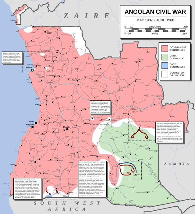 Angolan Civil War (May 1987 - June 1988) | Soar