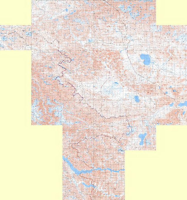 Aksai Chin Mosaic: Soviet Military Topographic Maps 1:200,000 | Soar