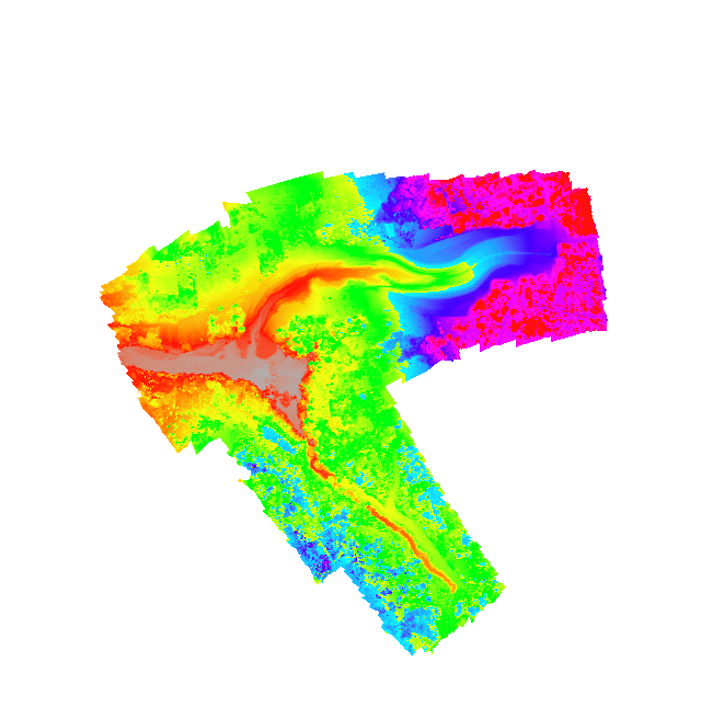 Digital Elevation Model of Urualla (Africa) Gully Erosion Site. | Soar