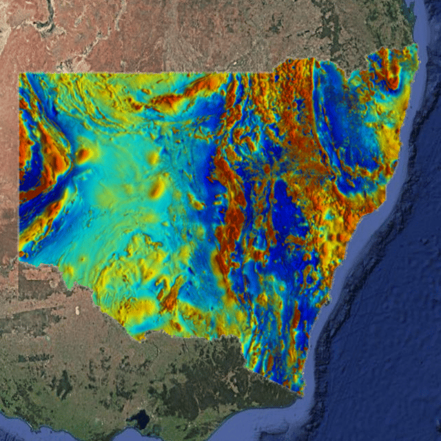 Magnetic Intensity Map of New South Wales | Soar