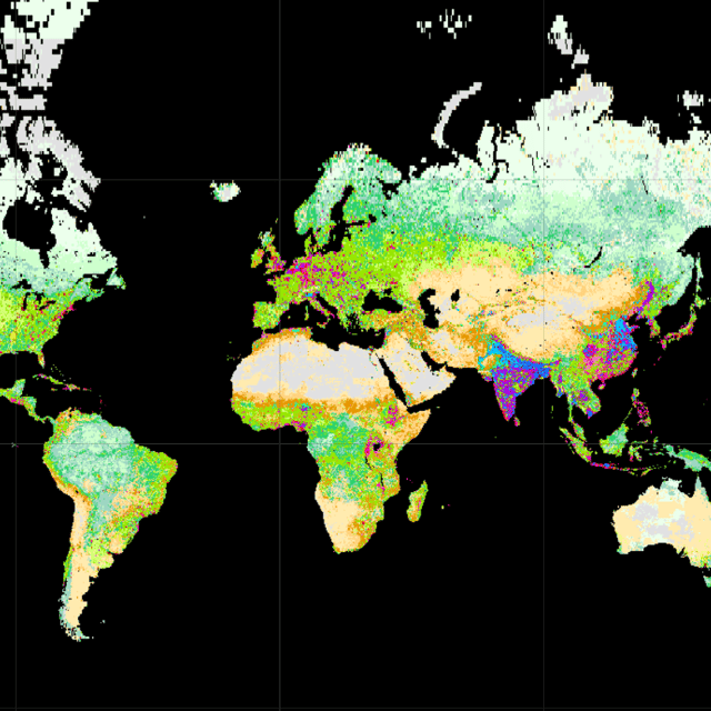 World Map of Human-Made Landscapes - 2006 | Soar