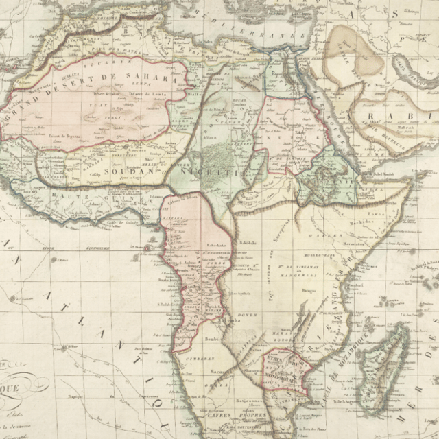 Historical Map of Africa - 1821 | Soar