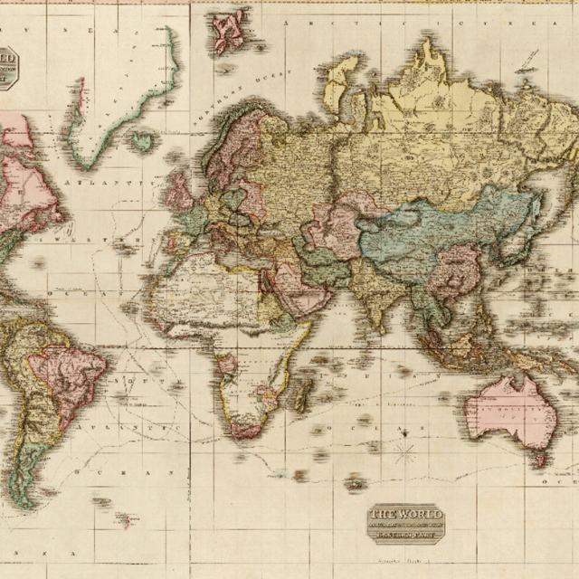 Historical Map of the World - 1812 | Soar