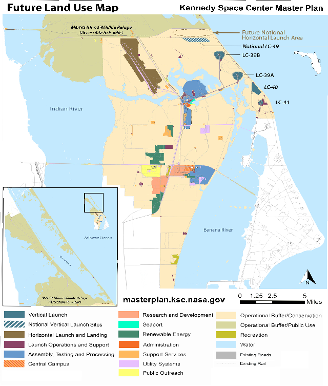 Kennedy Space Center Future Land Use Map | Soar