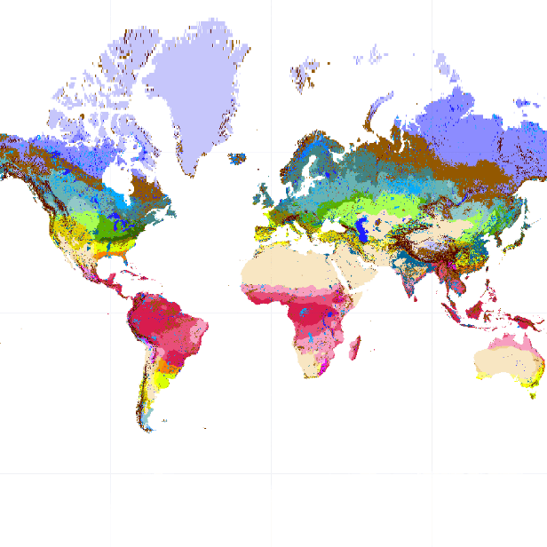 Worldwide Agro-ecological Zones Model For 2070 