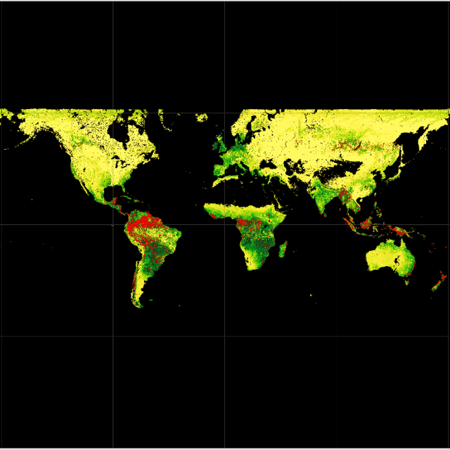 World Vegetation Density Average Weekly Soar