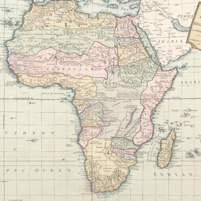 Historical Map of Africa - 1800 | Soar