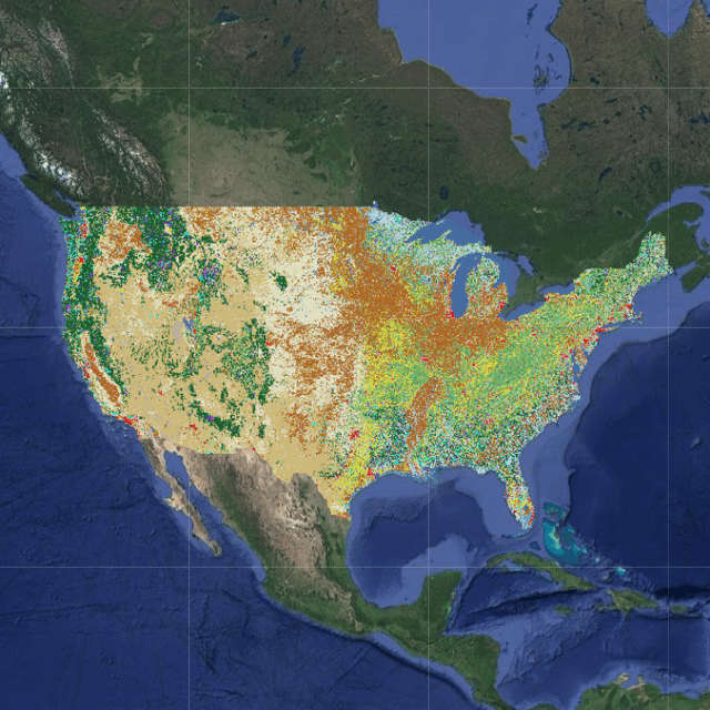 Usa Land Cover Map - 2004 