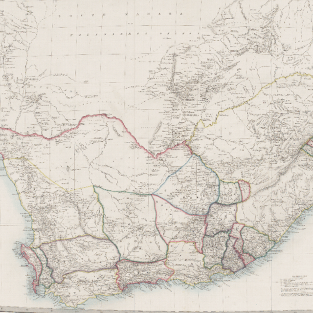 Historical Map Of South Africa 1844 Soar   16924