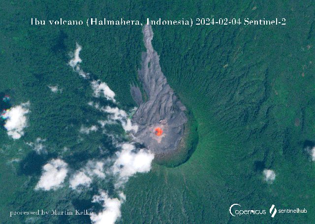 Ibu Volcano (halmahera, Indonesia) 2024-02-04 