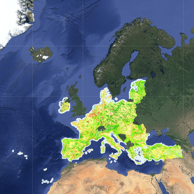 Land Cover Map of Europe 1990