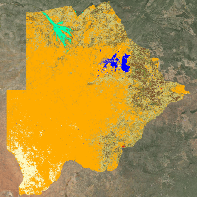 Land Cover Map of Botswana | Soar