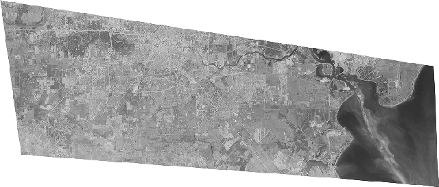 Declassified Satellite Imagery of Houston, Texas - 1972 | Soar